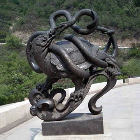 铸铜玄武雕塑-公园广场四大神兽动物雕塑景观