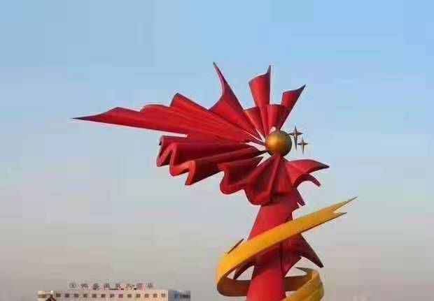 不锈钢黄河之光户外摆件广场景观雕塑图片