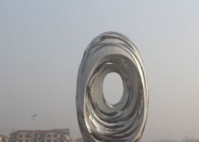 城市不锈钢旋涡景观雕塑