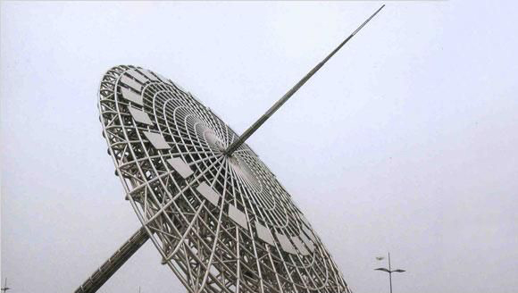 广场日晟不锈钢雕塑图片