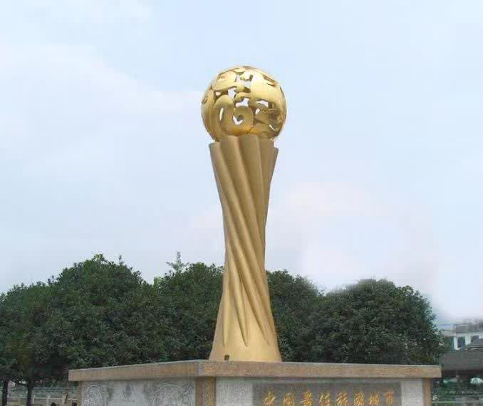 旅游城市不锈钢景观雕塑图片