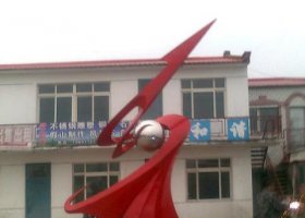不锈钢未来之星雕塑