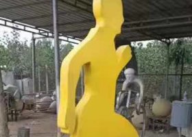 公园运动主题不锈钢雕塑