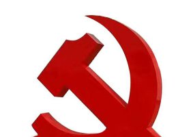 政府机关不锈钢党徽雕塑