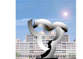 校园不锈钢梦想景观雕塑