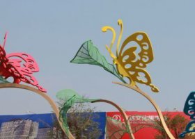 不锈钢蝴蝶公园景观雕塑