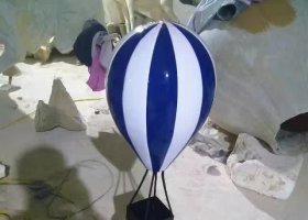 不锈钢商场美陈气球雕塑