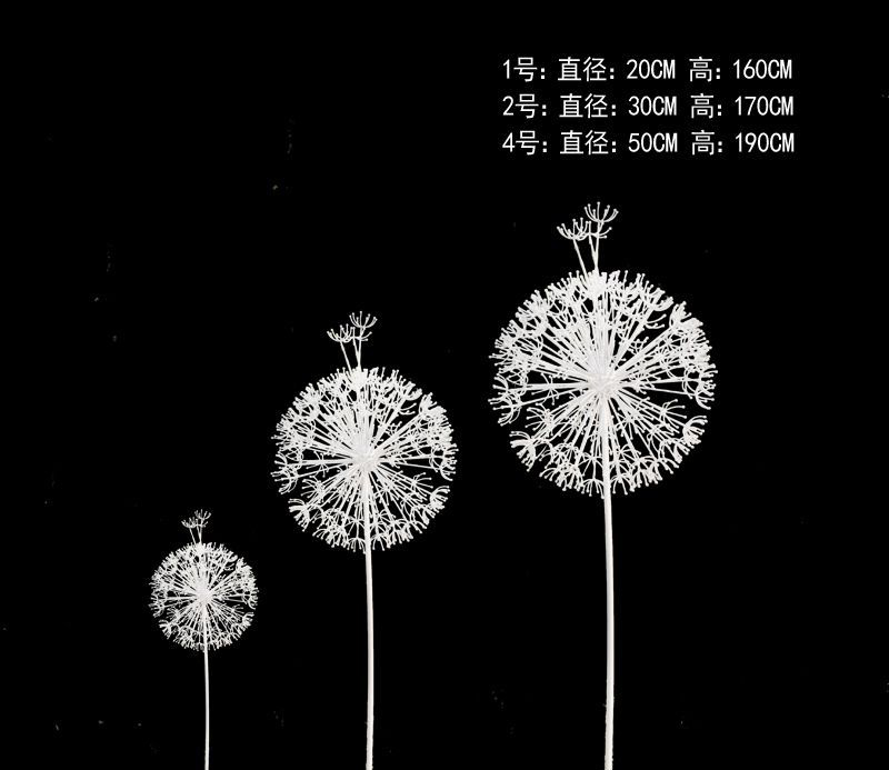 不锈钢铁艺蒲公英雕塑图片