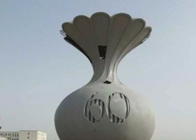 花瓶不锈钢雕塑