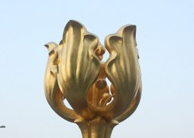 紫荆花雕塑不锈钢