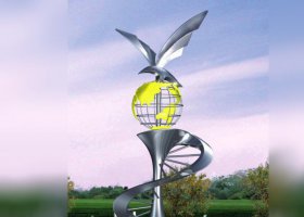 不锈钢雕塑雄鹰展翅