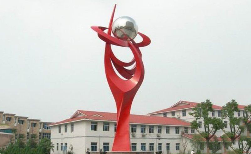 不锈钢关爱雕塑图片