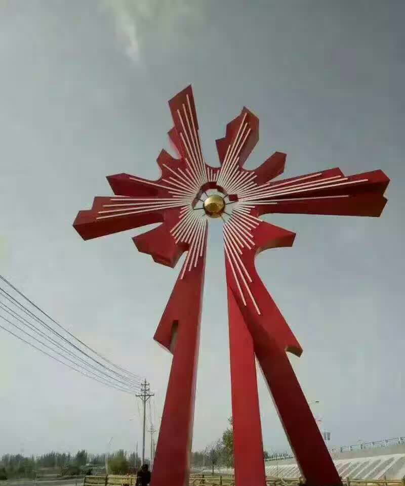 户外广场不锈钢创意雕塑图片
