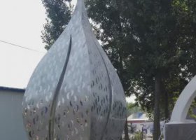 不锈钢树叶景观装饰雕塑