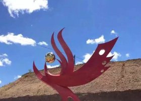 不锈钢抽象鸟广场雕塑