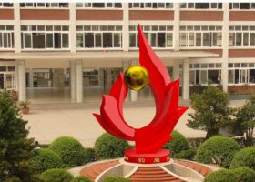 学校不锈钢梦想摇篮雕塑