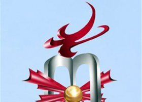 广场不锈钢抽象开放之门雕塑