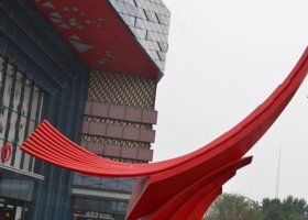企业不锈钢抽象不锈钢雕塑