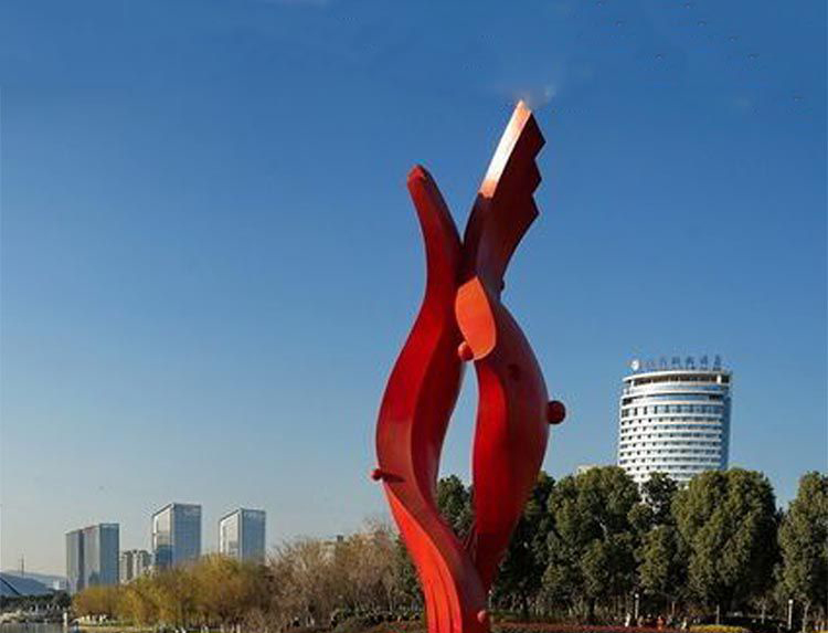 广场不锈钢创意景观雕塑图片
