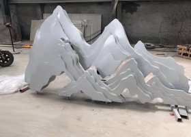 假山不锈钢抽象雕塑