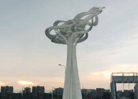 不锈钢标志城市景观雕塑