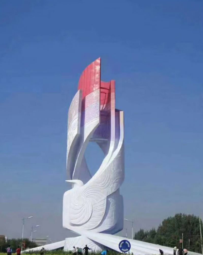 不锈钢大型景观装饰雕塑图片