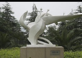 公园不锈钢校园之春景观雕塑