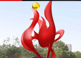 公园不锈钢凤凰景观雕塑