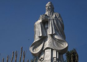 不锈钢孔子人物雕塑