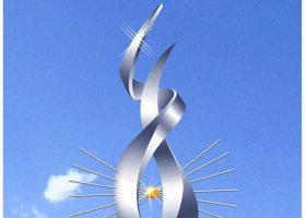 不锈钢和谐广场雕塑