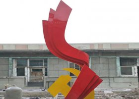 企业景观不锈钢雕塑