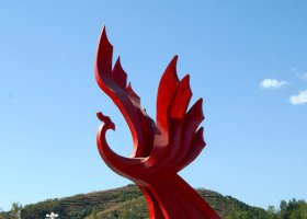 不锈钢广场凤凰雕塑