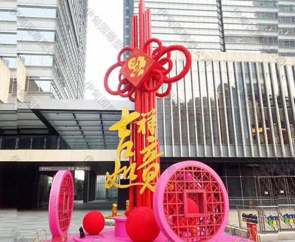 不锈钢商场剪纸景观摆件雕塑图片