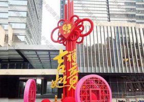 不锈钢商场剪纸景观摆件雕塑