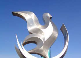 城市标志不锈钢雕塑