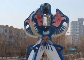 公园不锈钢风筝景观雕塑