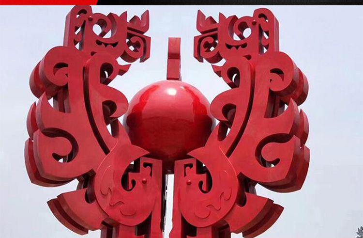广场不锈钢春华秋实景观雕塑图片