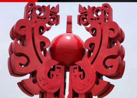 广场不锈钢春华秋实景观雕塑