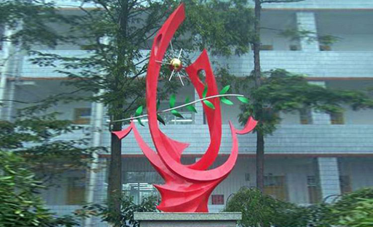 不锈钢百年纪念广场雕塑图片