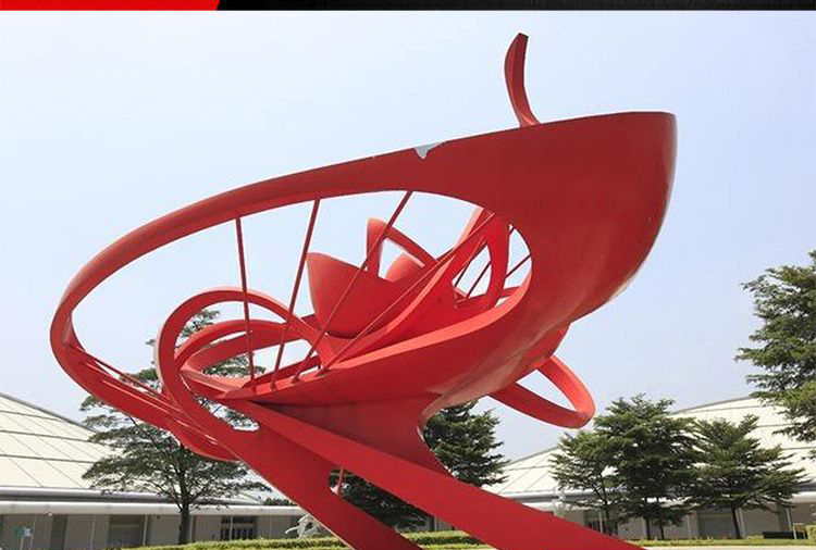 公园不锈钢天罗景观雕塑图片