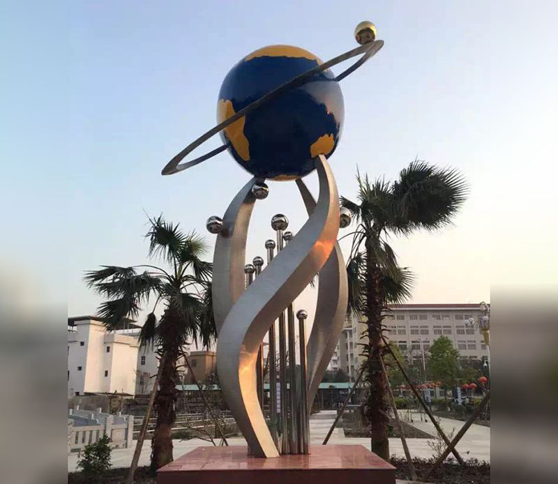 不锈钢未来之星校园雕塑图片