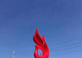 城市不锈钢景观凤凰雕塑