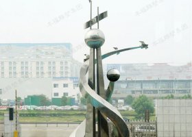 不锈钢广场学校雕塑