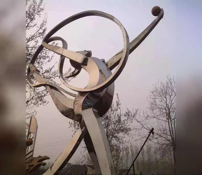 不锈钢舞韵雕塑图片