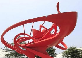 公园不锈钢天罗景观雕塑