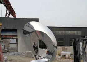 不锈钢校园抽象雕塑