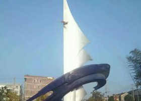 广场不锈钢景观造型雕塑