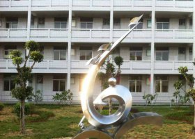 飞向未来不锈钢学校雕塑