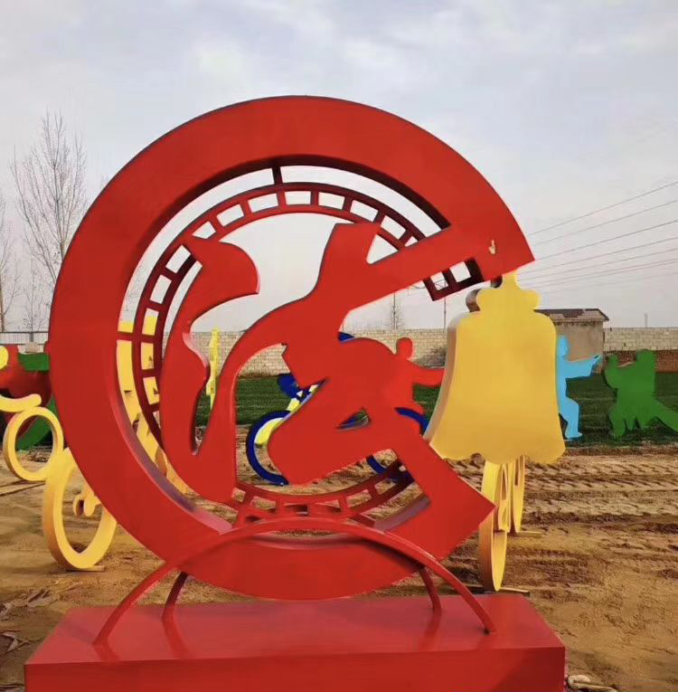 不锈钢法字雕塑企业不锈钢雕塑图片