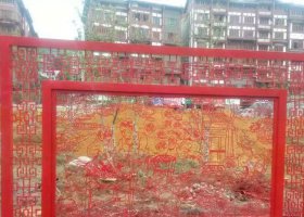 广场不锈钢剪纸景观雕塑